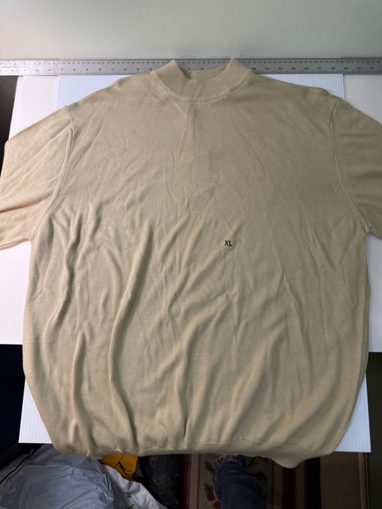 Pronto Uomo Other - Pronto-Uomo, Beige Crewneck Sweater - XL, NWT